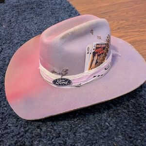 Brick + Brim Pink and Purple Cowgirl Western Hat